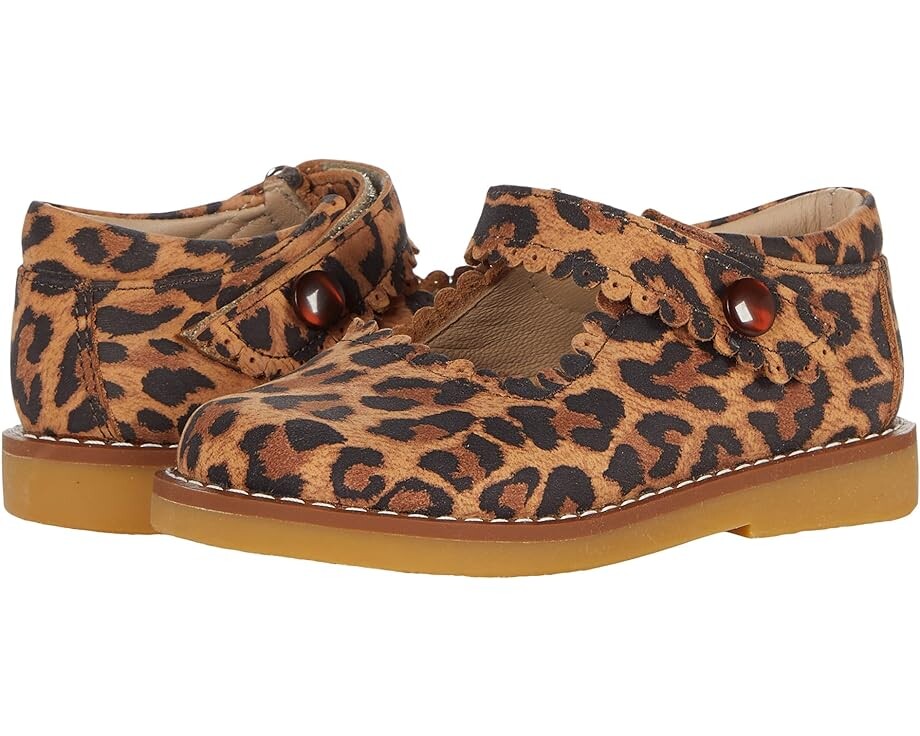 

Балетки Elephantito Mary Jane, цвет Suede Leopard