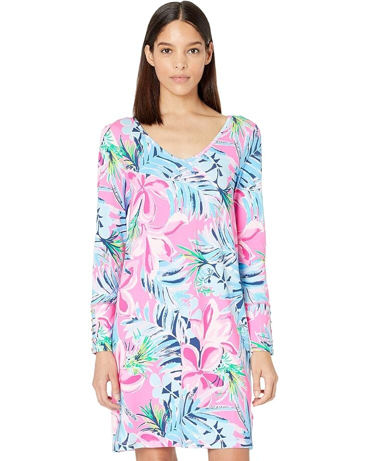 

Платье Lilly Pulitzer Kaisley Dual-Neck UPF 50+, розовый
