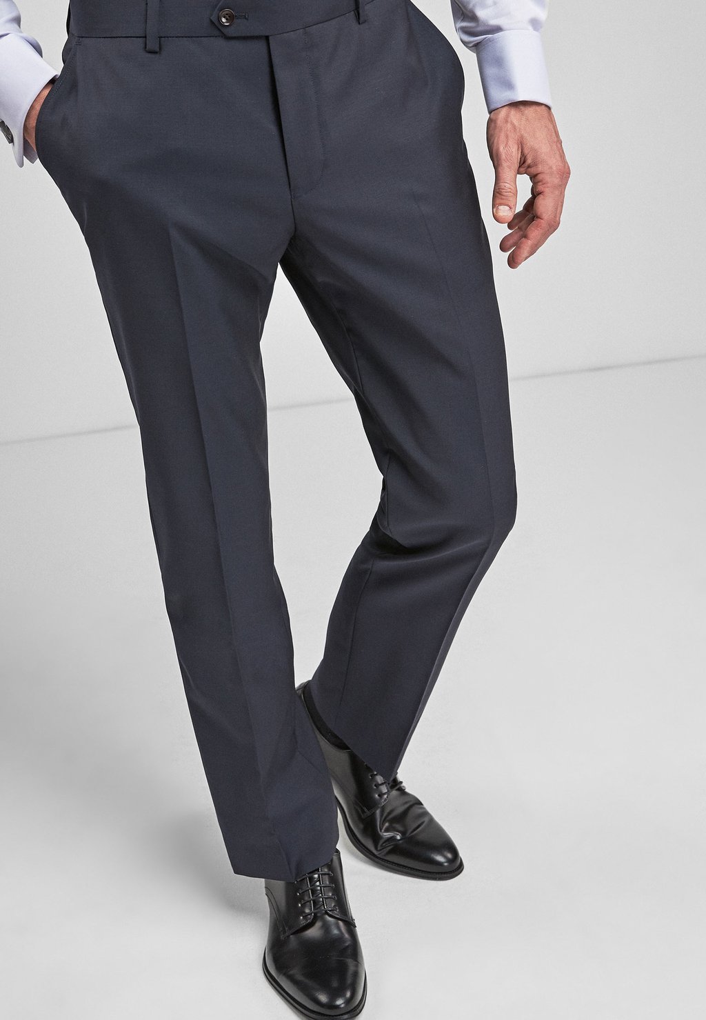 Костюмные брюки SIGNATURE SUIT TROUSERS REGULAR FIT Next, темно-синий