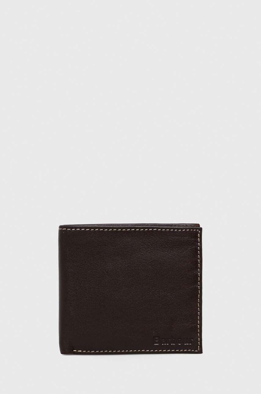 

Кожаный кошелек Barbour, коричневый