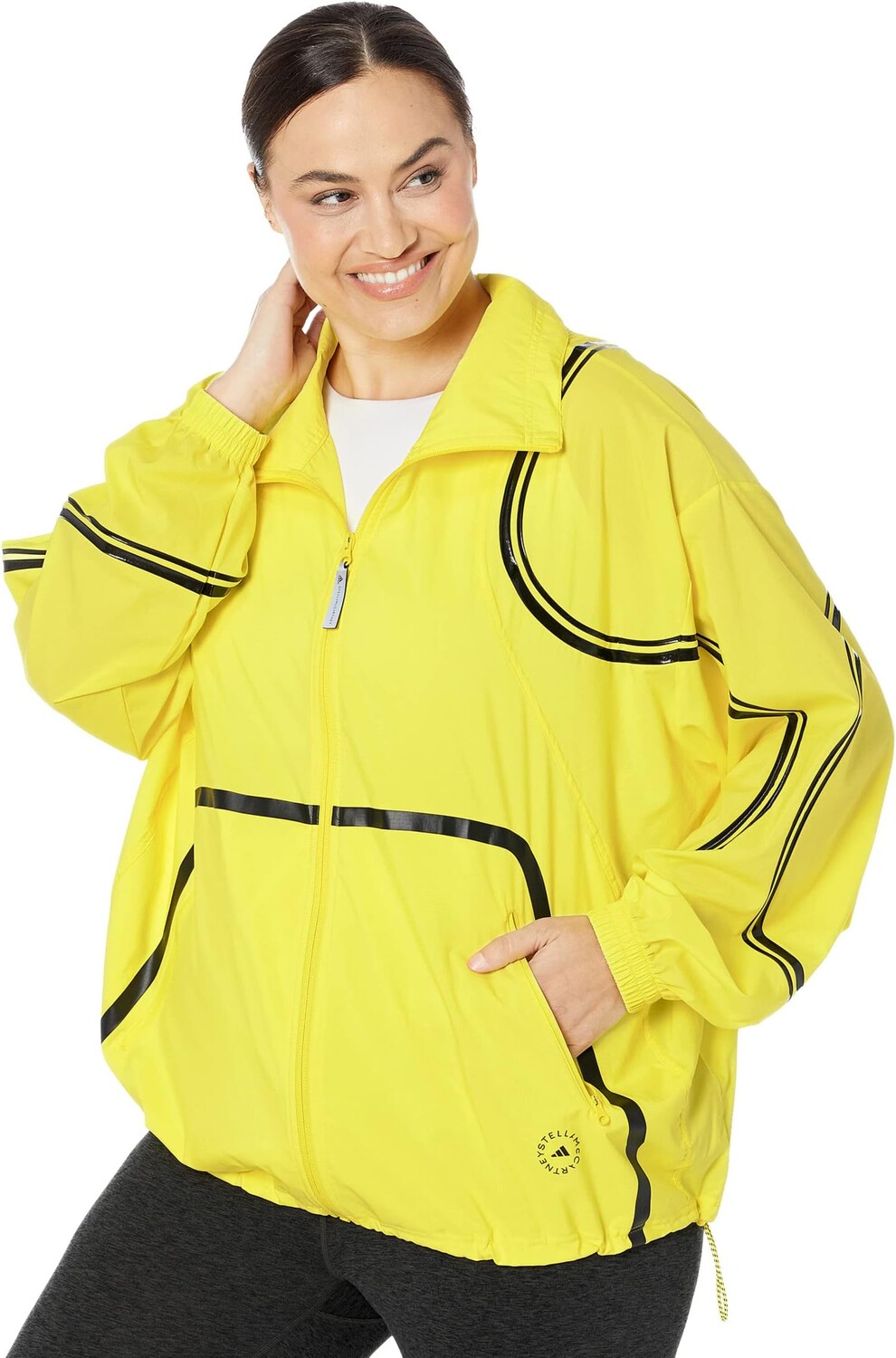

Куртка Adidas Plus Size Truepace Woven Jacket HK0485, цвет Shock Yellow