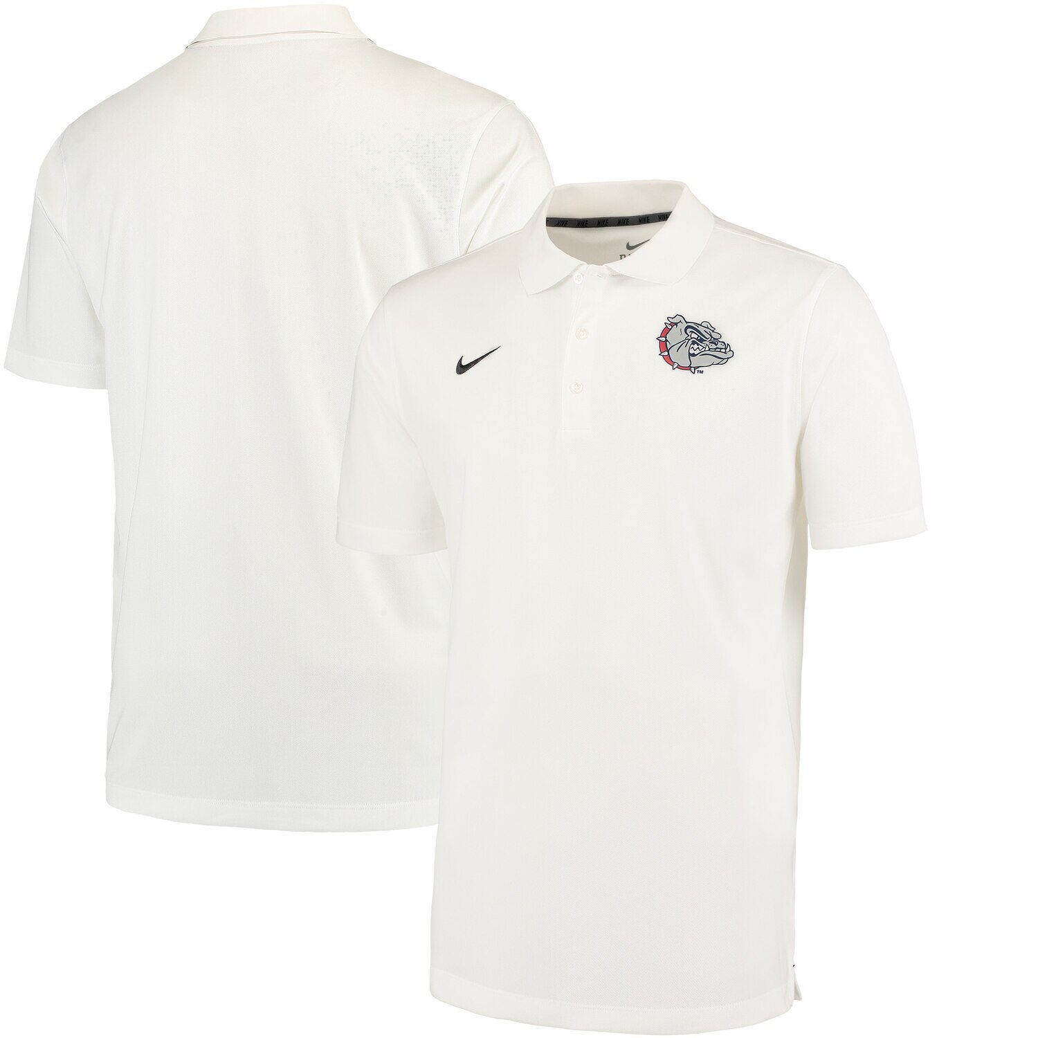 

Мужская белая футболка-поло Gonzaga Bulldogs Varsity Dri-FIT Nike, Белый