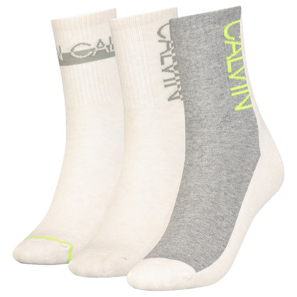 

Носки Calvin Klein 701218754 Athleisure Crew 3 шт, белый