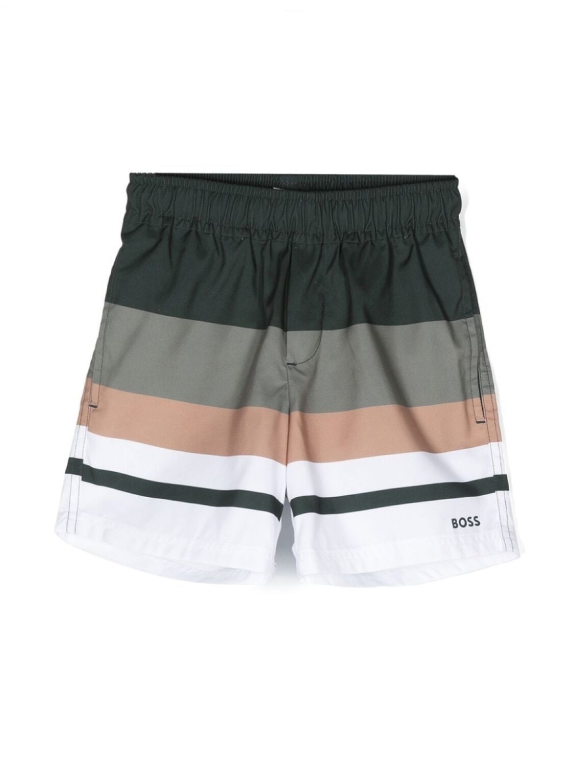 

BOSS Kidswear плавки-шорты в полоску с логотипом, зеленый
