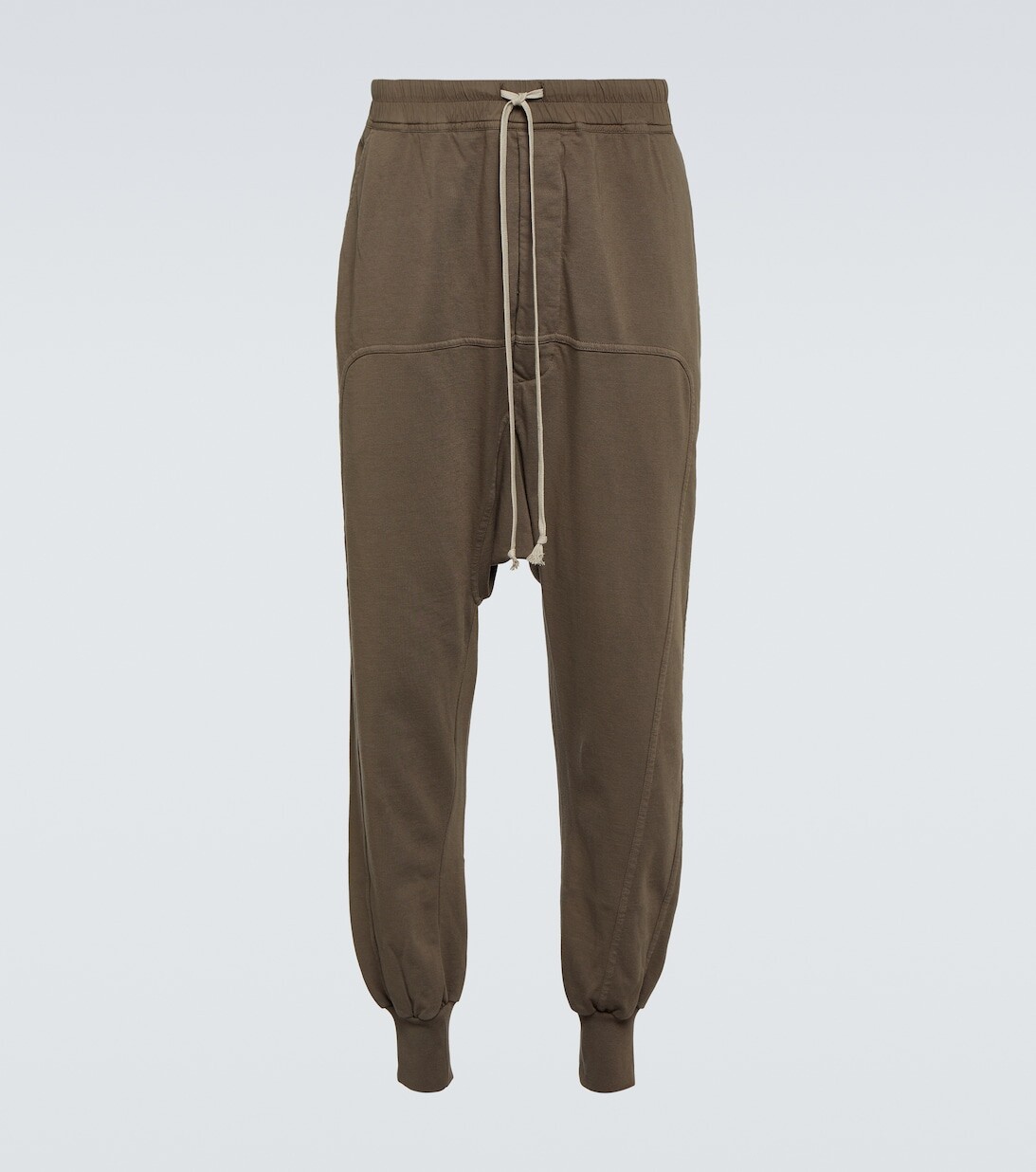 

Спортивные штаны из хлопкового джерси DRKSHDW by Rick Owens, нейтральный