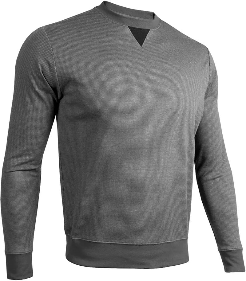 2UNDR Мужской пуловер с круглым вырезом и длинными рукавами, серый/серый