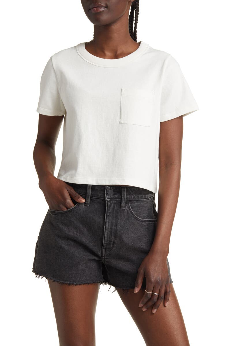 

Футболка Supercrop Pocket из органического хлопка MADEWELL