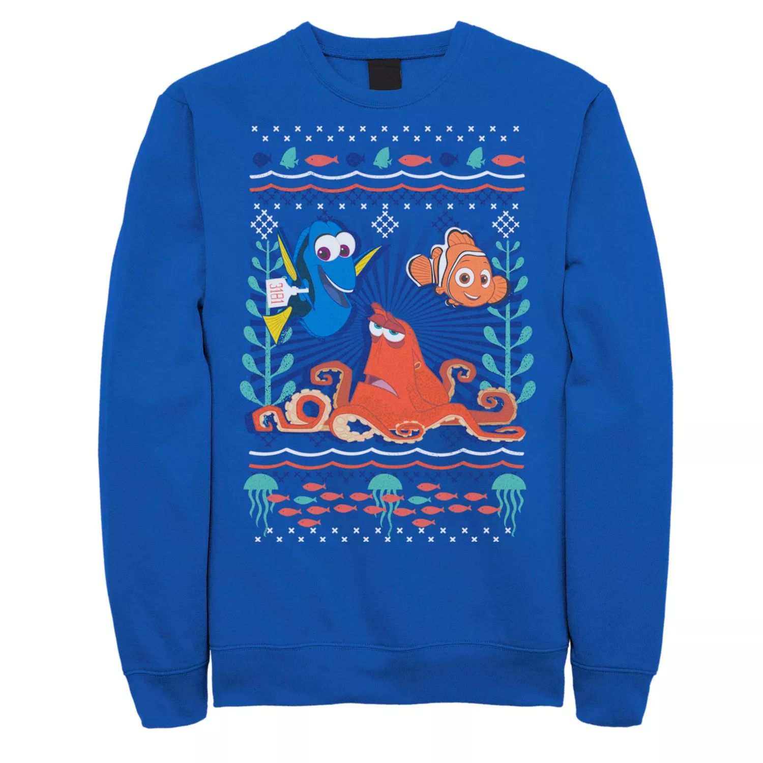 Мужской свитер 's Finding Dory Hank Nemo Dory Ugly, флисовый пуловер с графическим рисунком Disney / Pixar