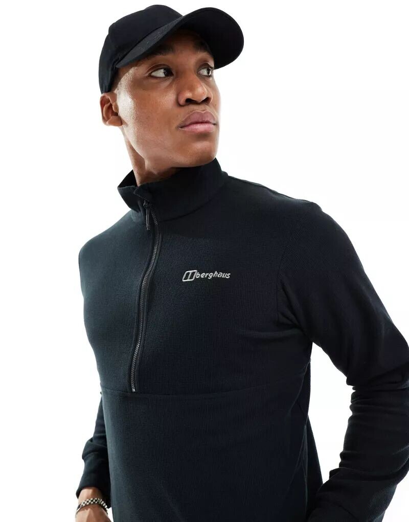 

Черный флисовый флис на полумолнии Berghaus Ryten