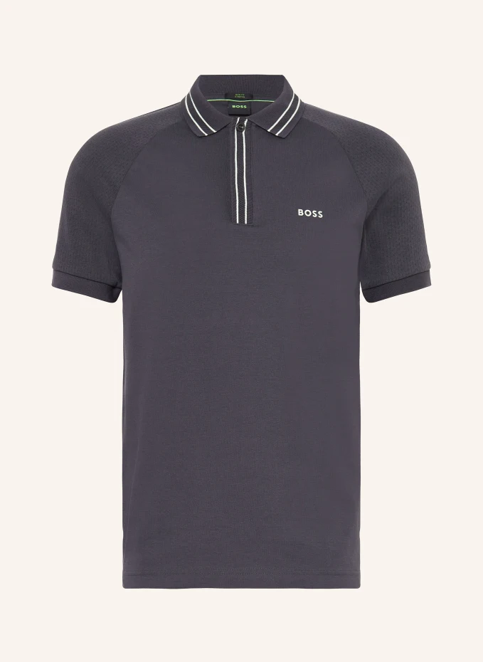 

Рубашка-поло из джерси paule slim fit Boss, серый