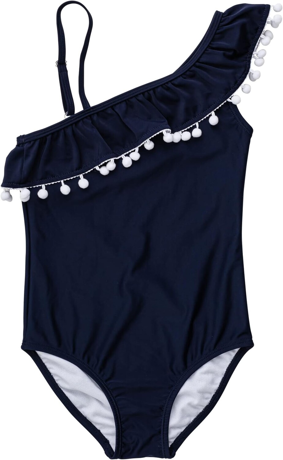 

Купальник Snapper Rock One Shoulder Frill Swimsuit, темно-синий