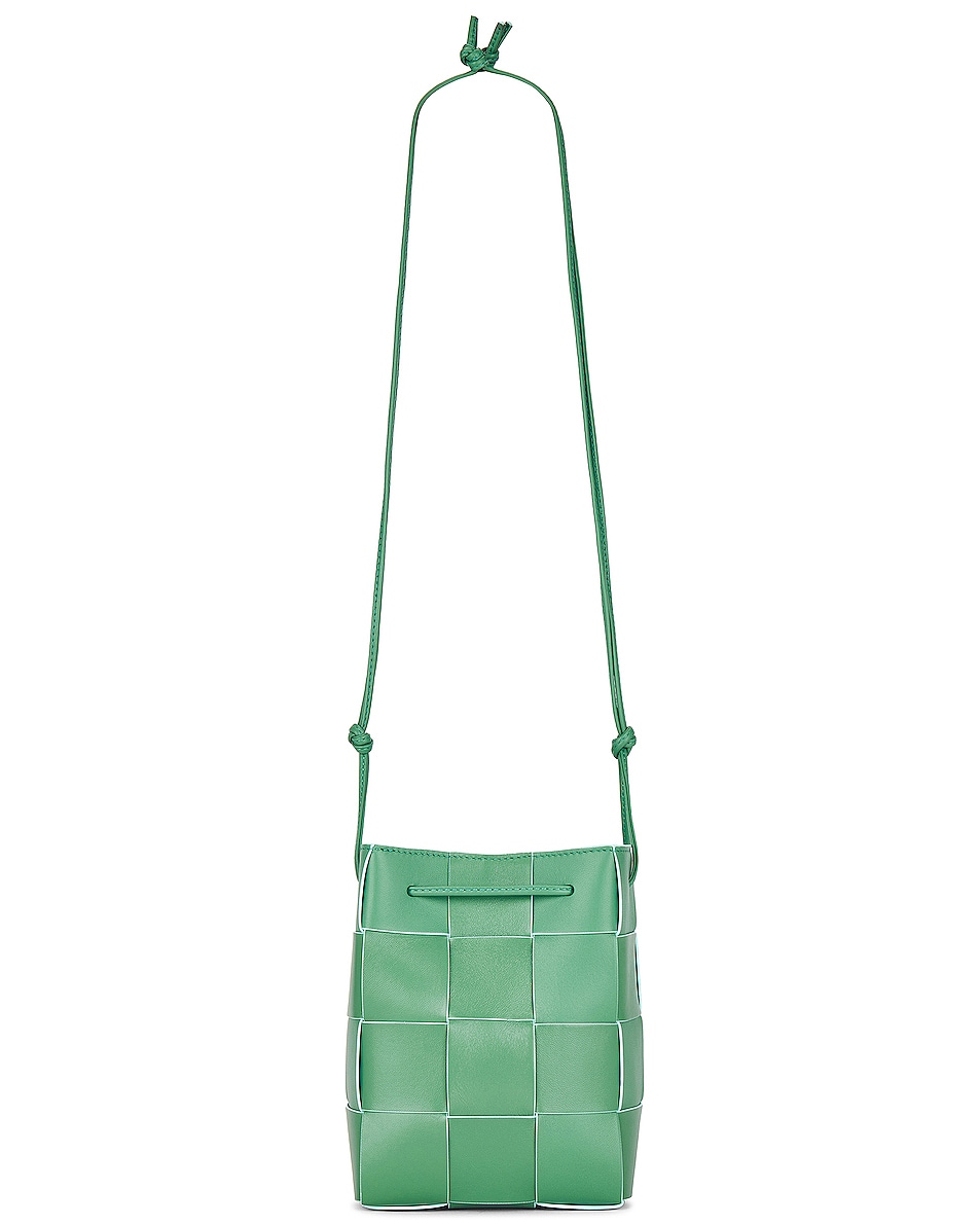 Сумка Bottega Veneta Small Bucket Crossbody, цвет Mermaid