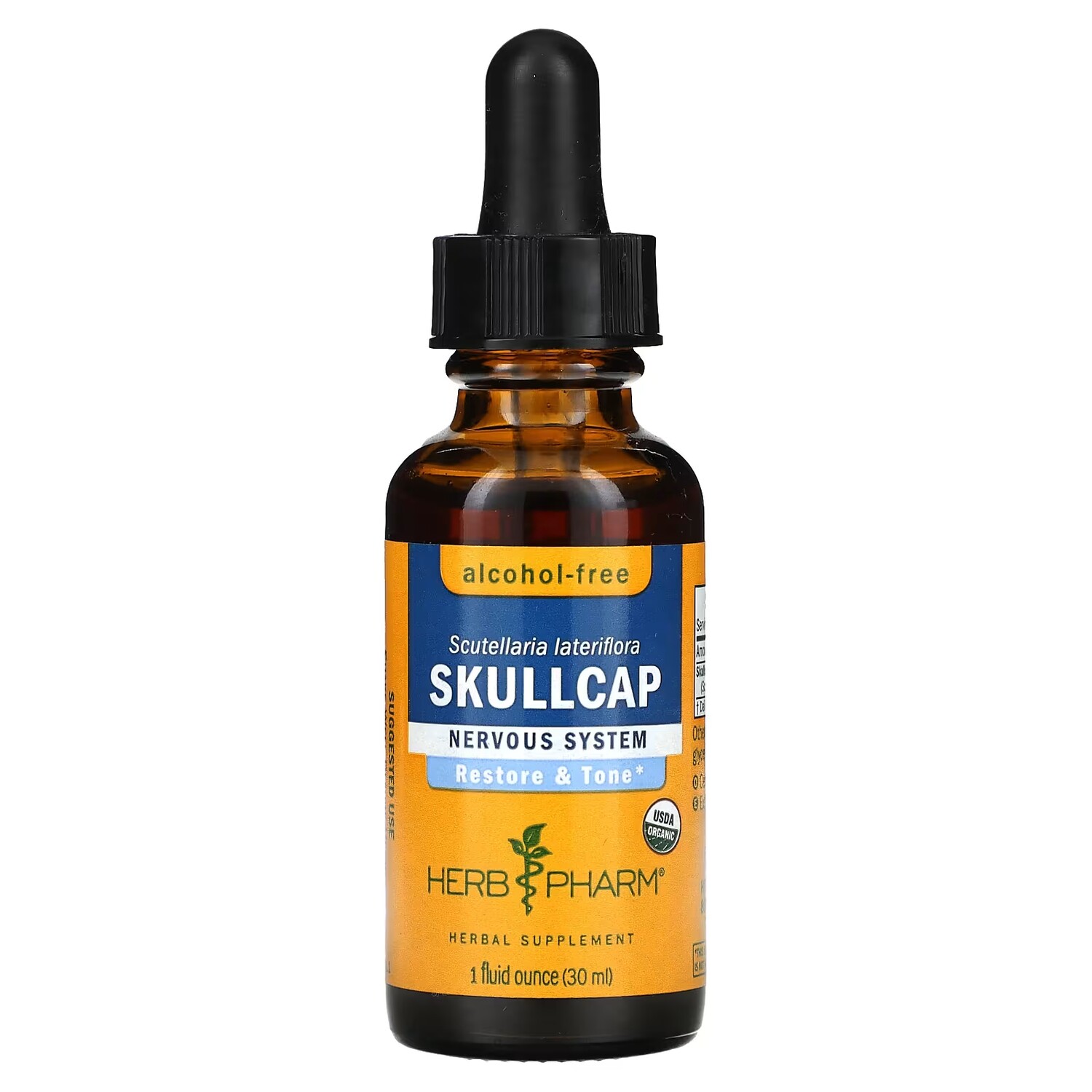 

Пищевая добавка Herb Pharm Skullcap без спирта, 30 мл