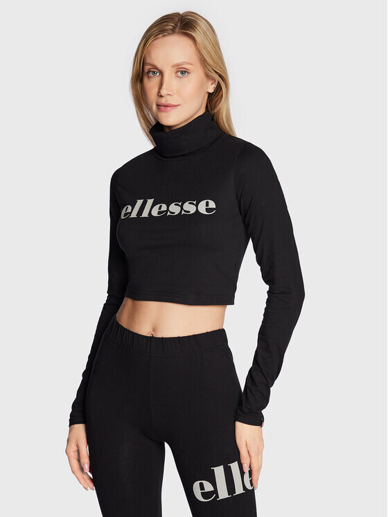 

Свитер с высоким воротником обычного кроя Ellesse, черный