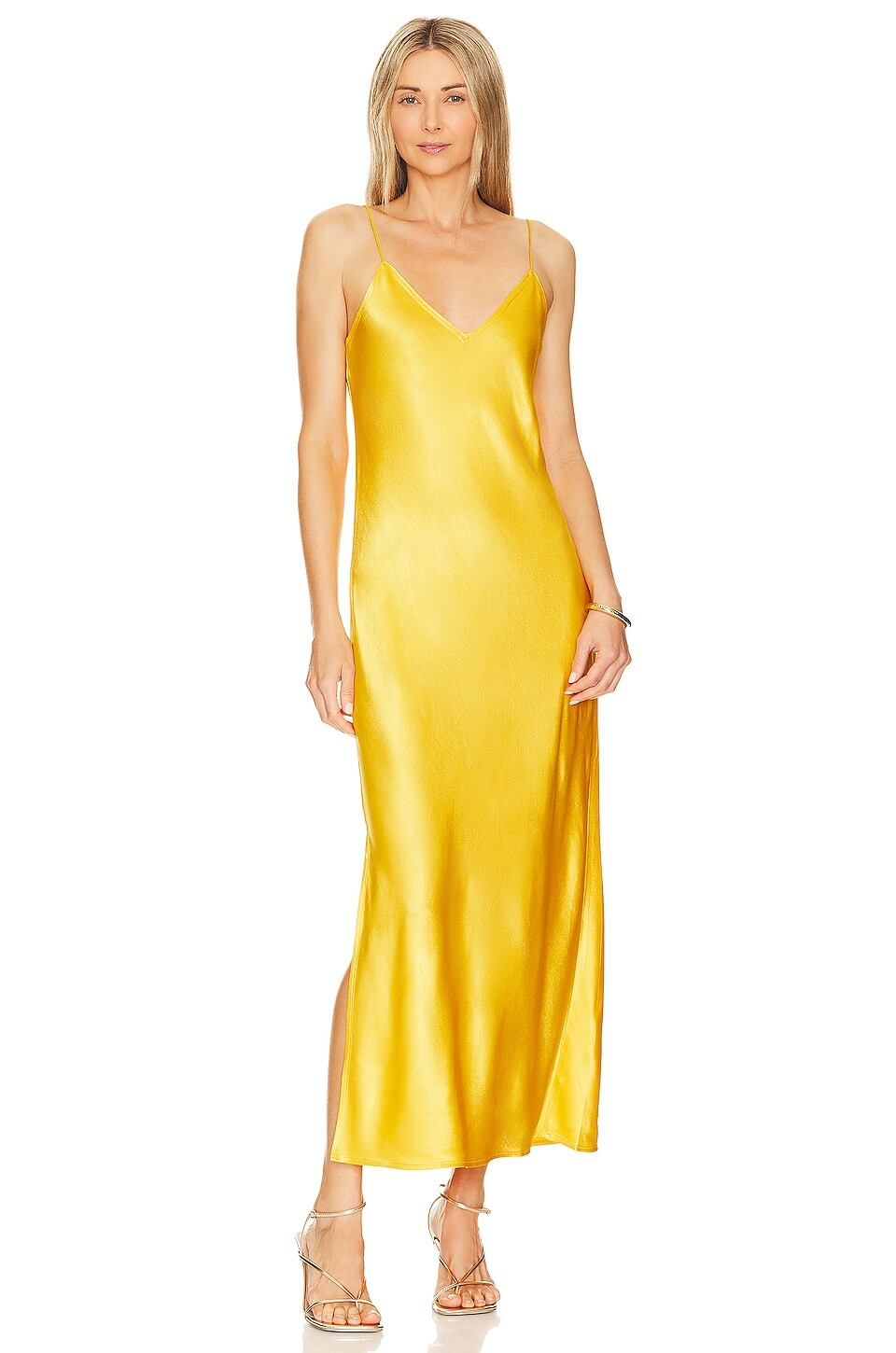 

Платье PISTOLA Mari V Neck Slip, цвет Apricot