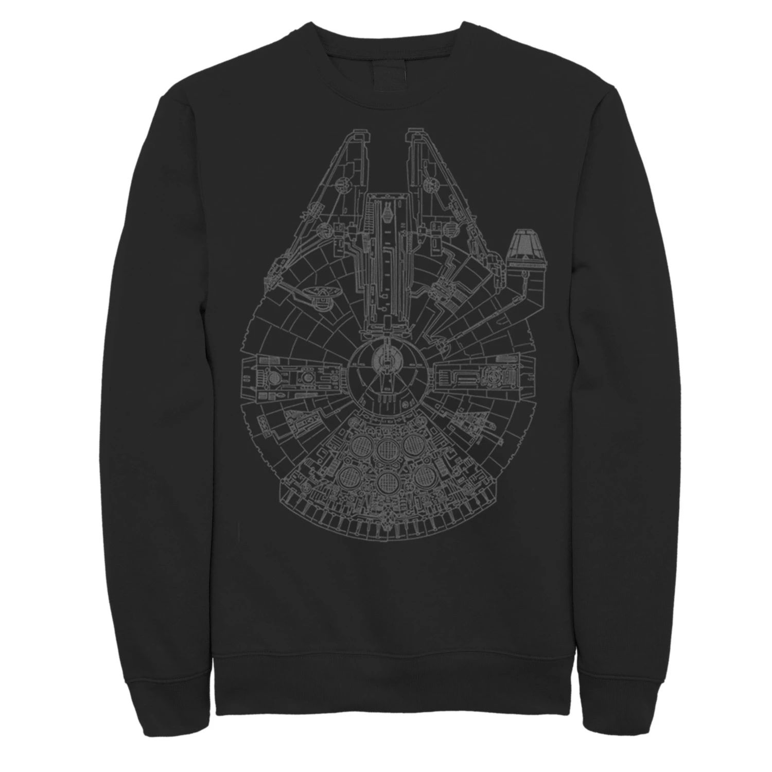 Мужской флисовый пуловер с рисунком «Звездные войны» Licensed Character электросамокат carmega falcon black car cmfalc bk