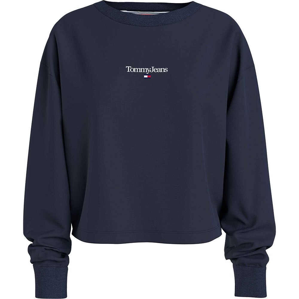 

Толстовка Tommy Jeans Boxy Essential Logo 3, синий