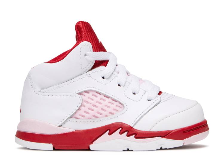 

Кроссовки AIR JORDAN 5 RETRO TD 'PINK FOAM', белый