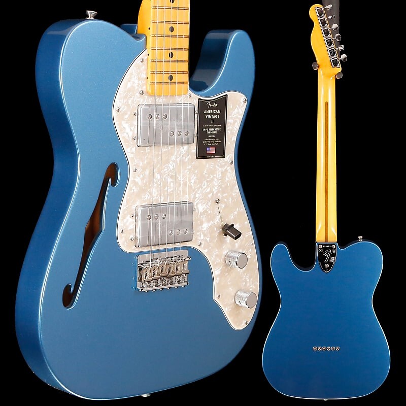 

Электрогитара Fender American Vintage II '72 Telecaster Thinline Electric, Lake Placid Blue