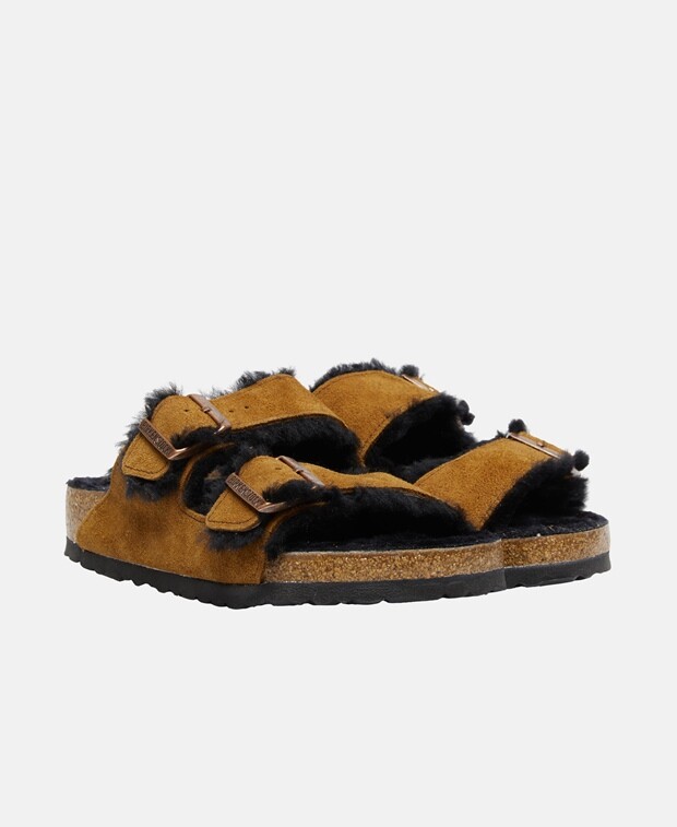 

Сандалии Birkenstock, коньяк