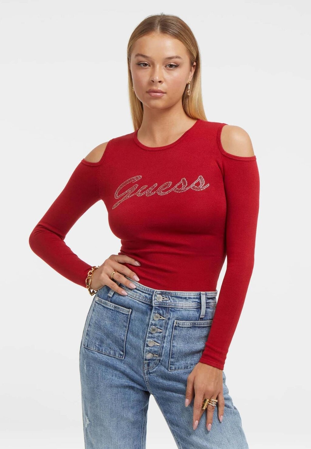 

Свитшот Guess ЛОГОТИП, цвет rot