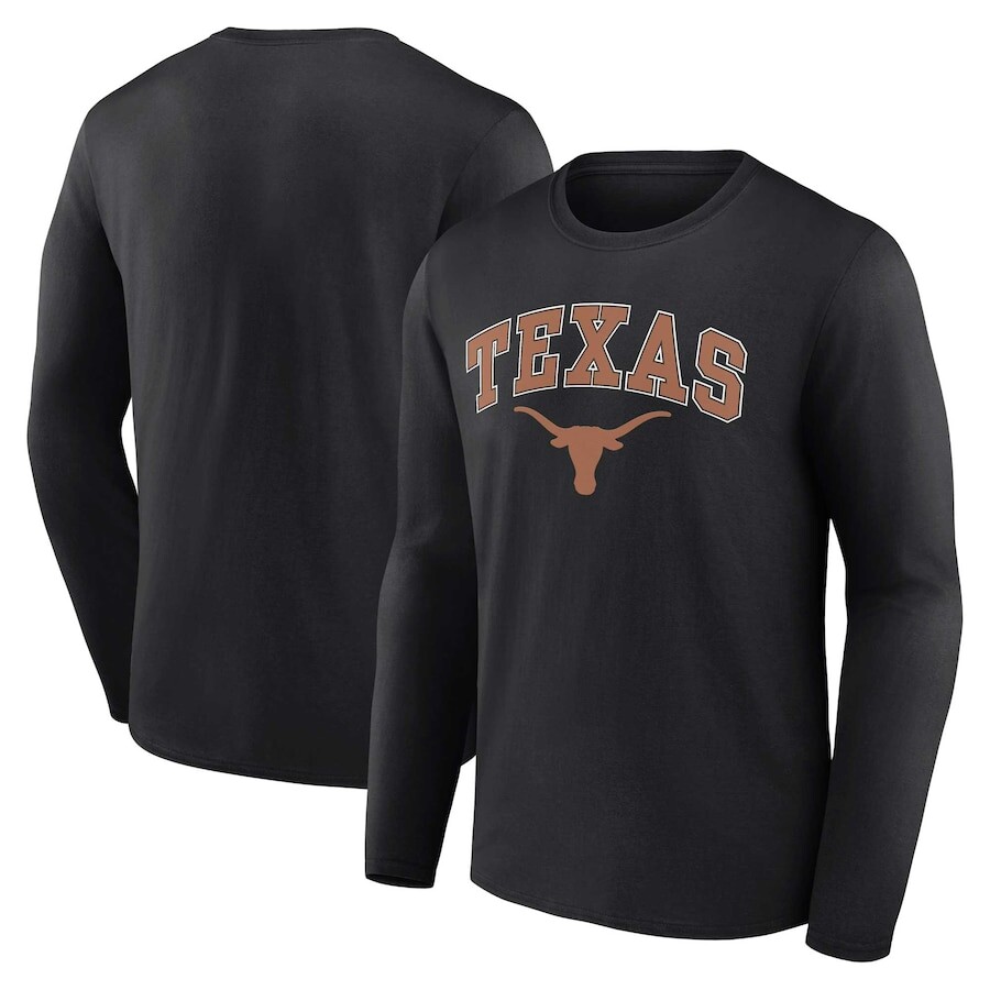 

Футболка с длинным рукавом Fanatics Branded Texas Longhorns, черный