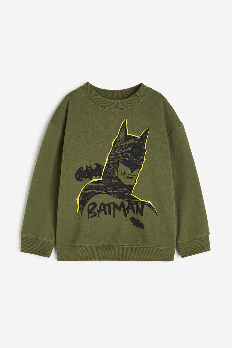 

Толстовка с принтом H&M, хаки