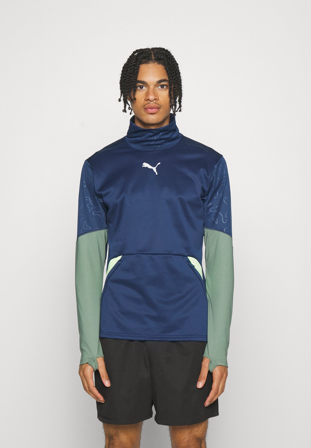 

Футболка с длинным рукавом INDIVIDUAL WINTERIZED Puma, персидский синий/эвкалипт