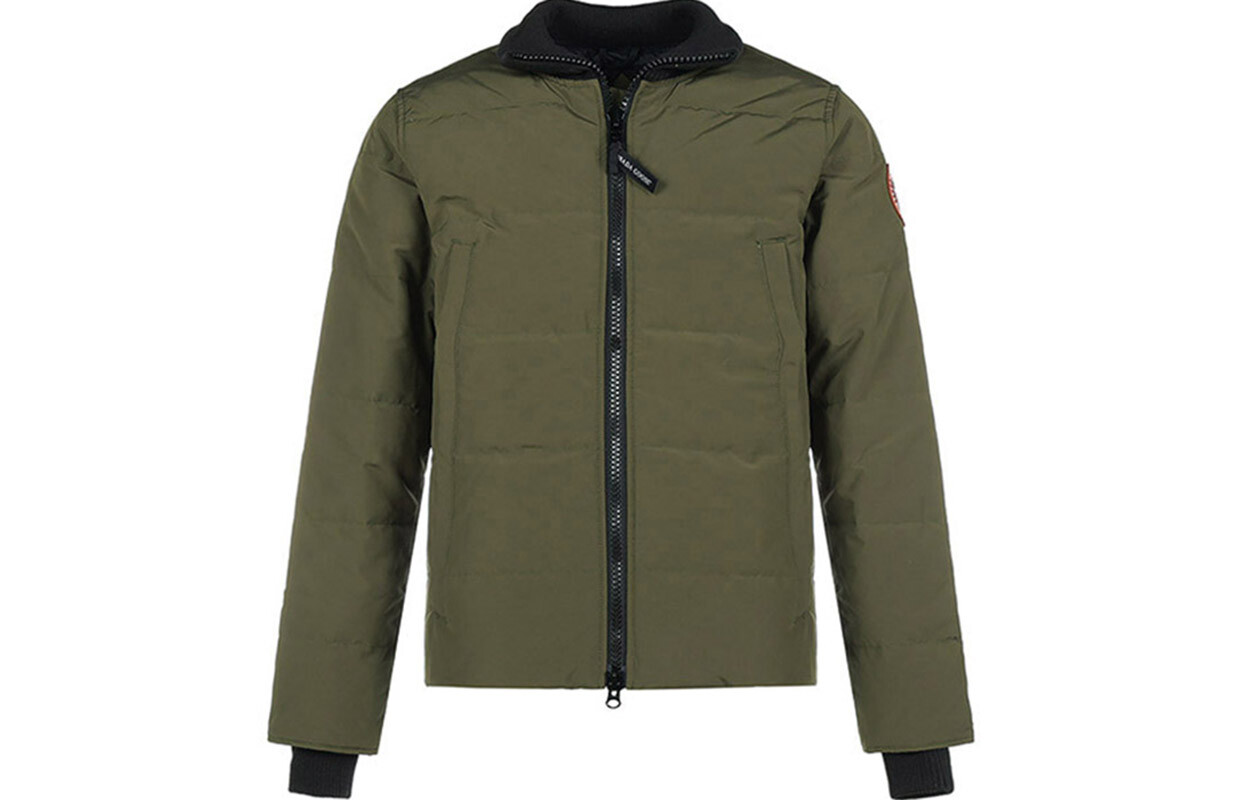

Пуховик мужской армейский зеленый Canada Goose, зеленый