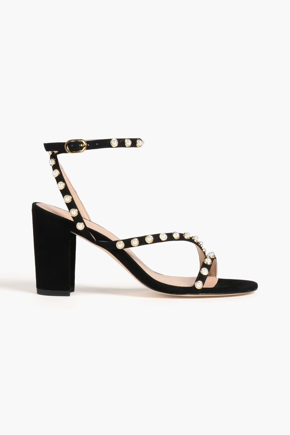 

Босоножки Dancer Pearl 80 с декором Stuart Weitzman, черный