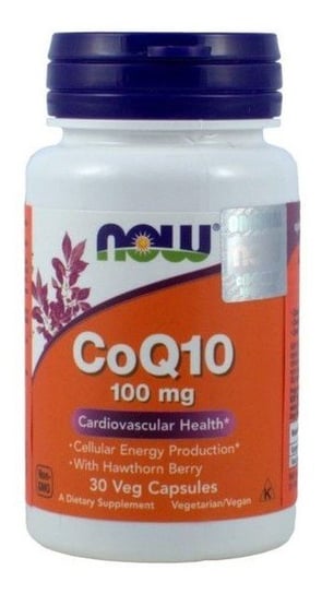Now Foods, Коэнзим Q10 CoQ10 100 мг, 30 капсул
