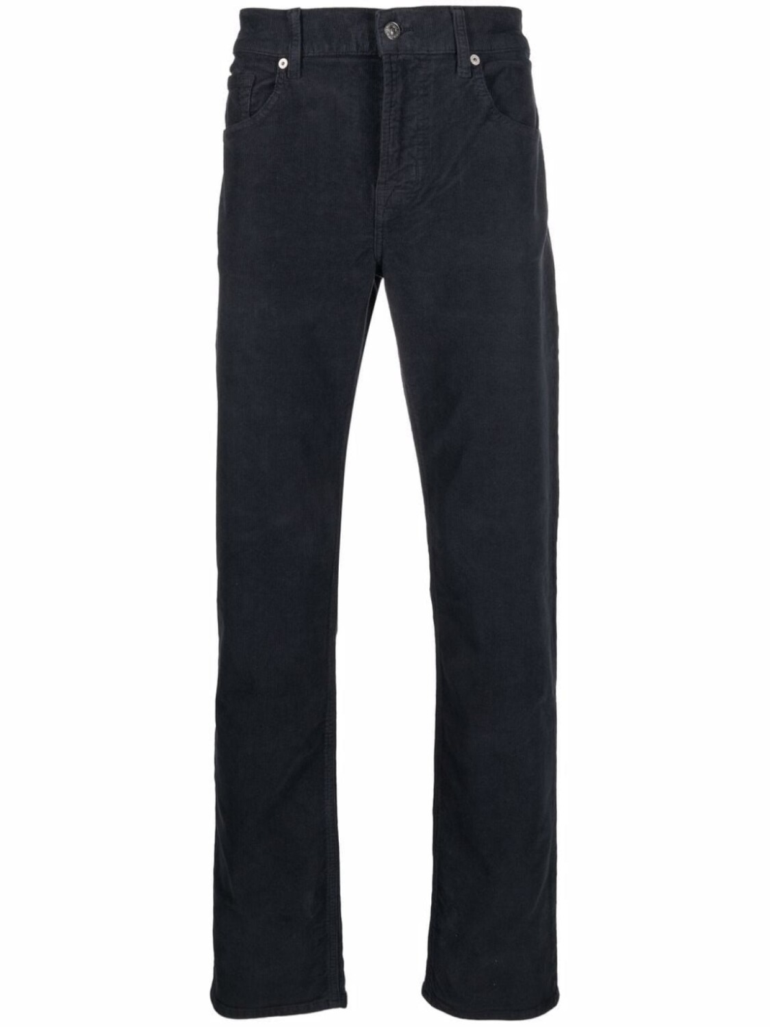 

7 For All Mankind прямые джинсы средней посадки, синий