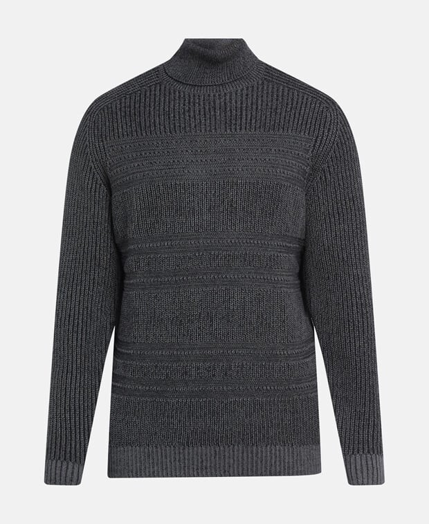 

Пуловер с высоким воротником Jack & Jones, черный