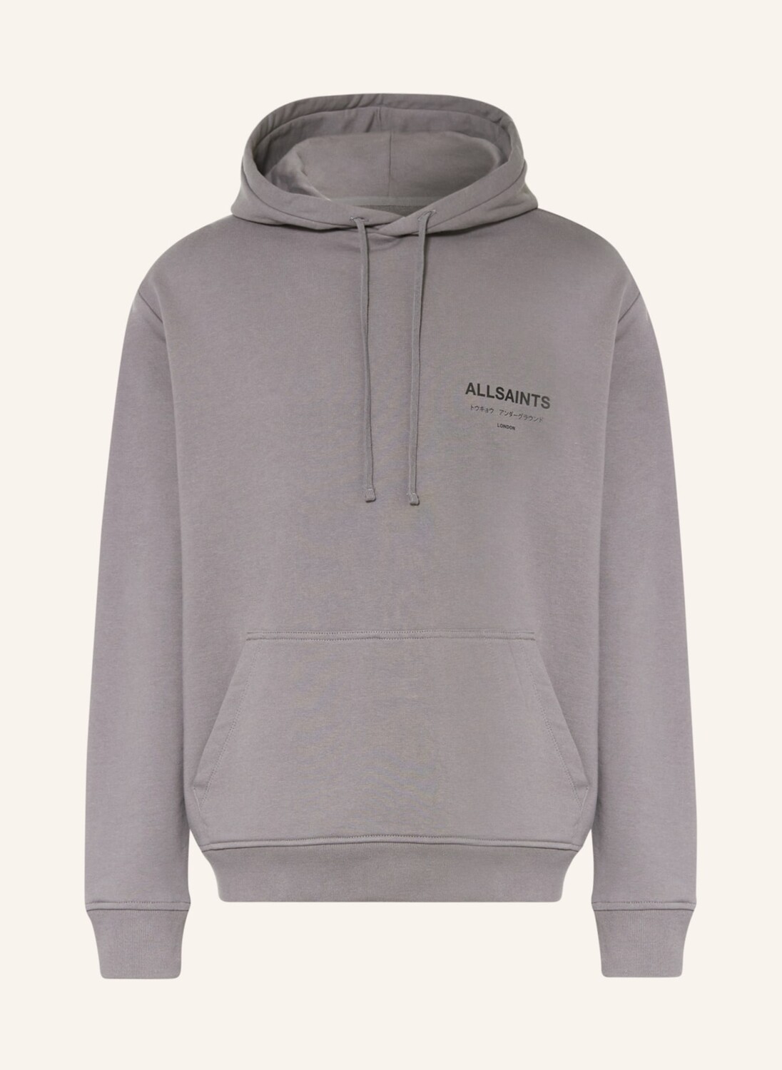 

Худи ALLSAINTS UNDERGROUND, серый