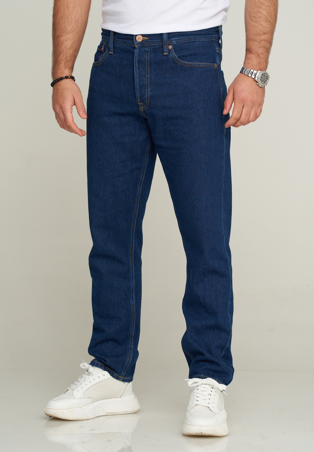 

Джинсы Jack & Jones Loose Fit JJICHRIS JJARIS, цвет Dark Blue Denim