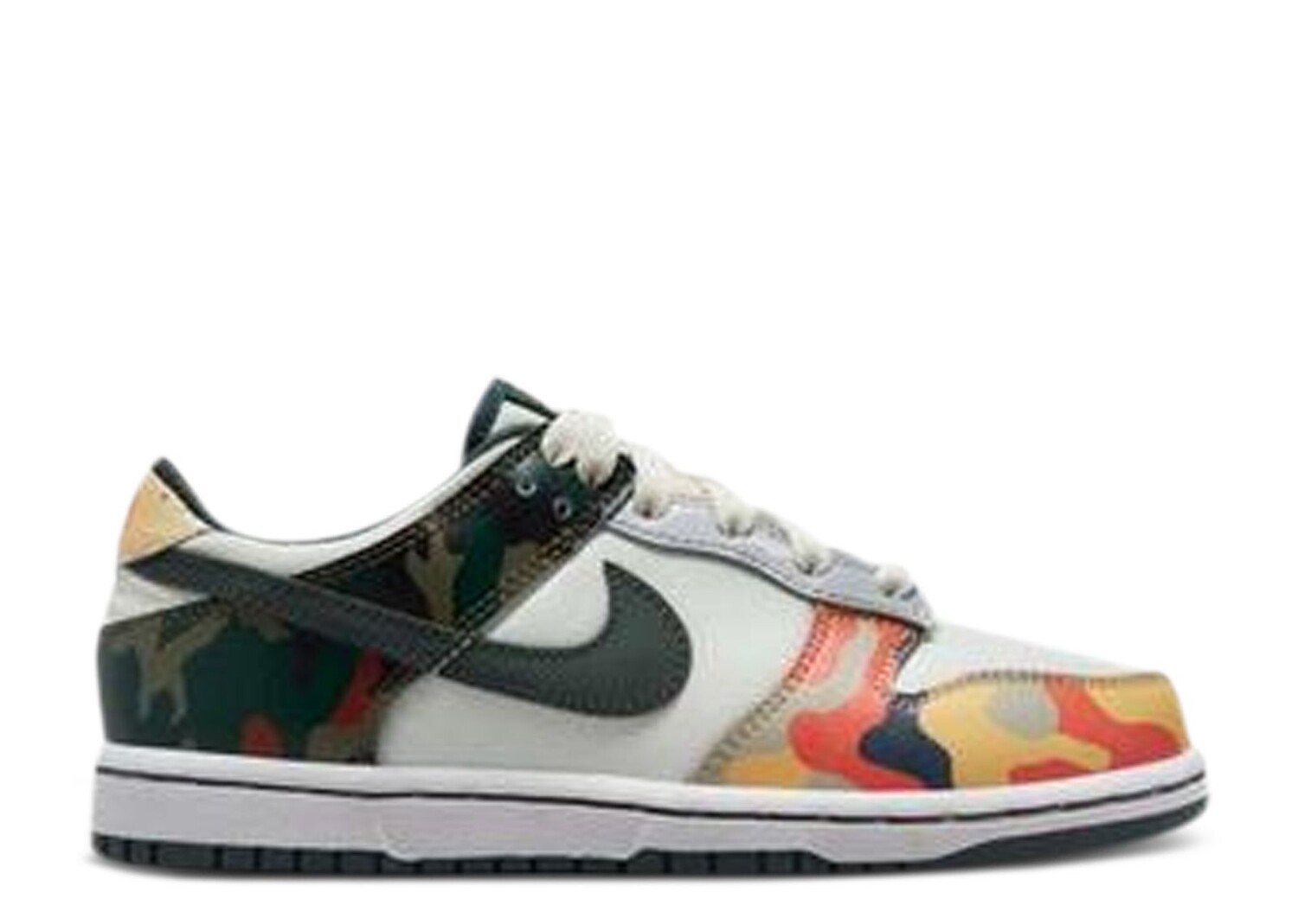 

Кроссовки Nike Dunk Low Se Ps 'Sail Multi-Camo', разноцветный