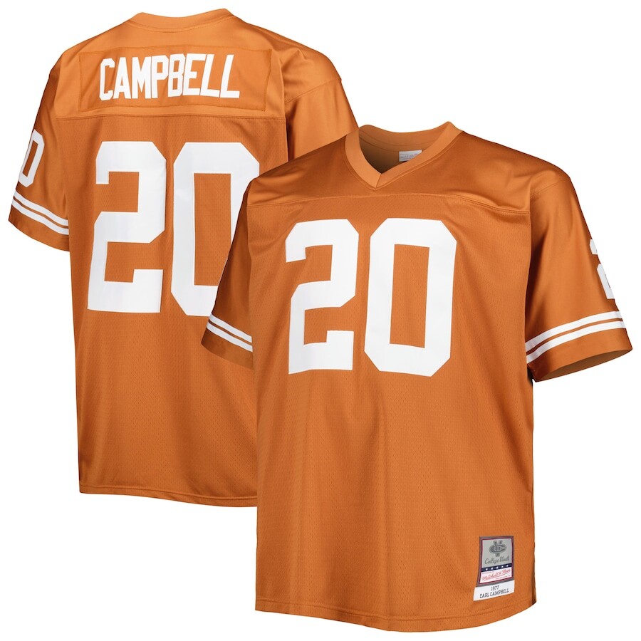 

Джерси Mitchell & Ness Texas Longhorns, оранжевый