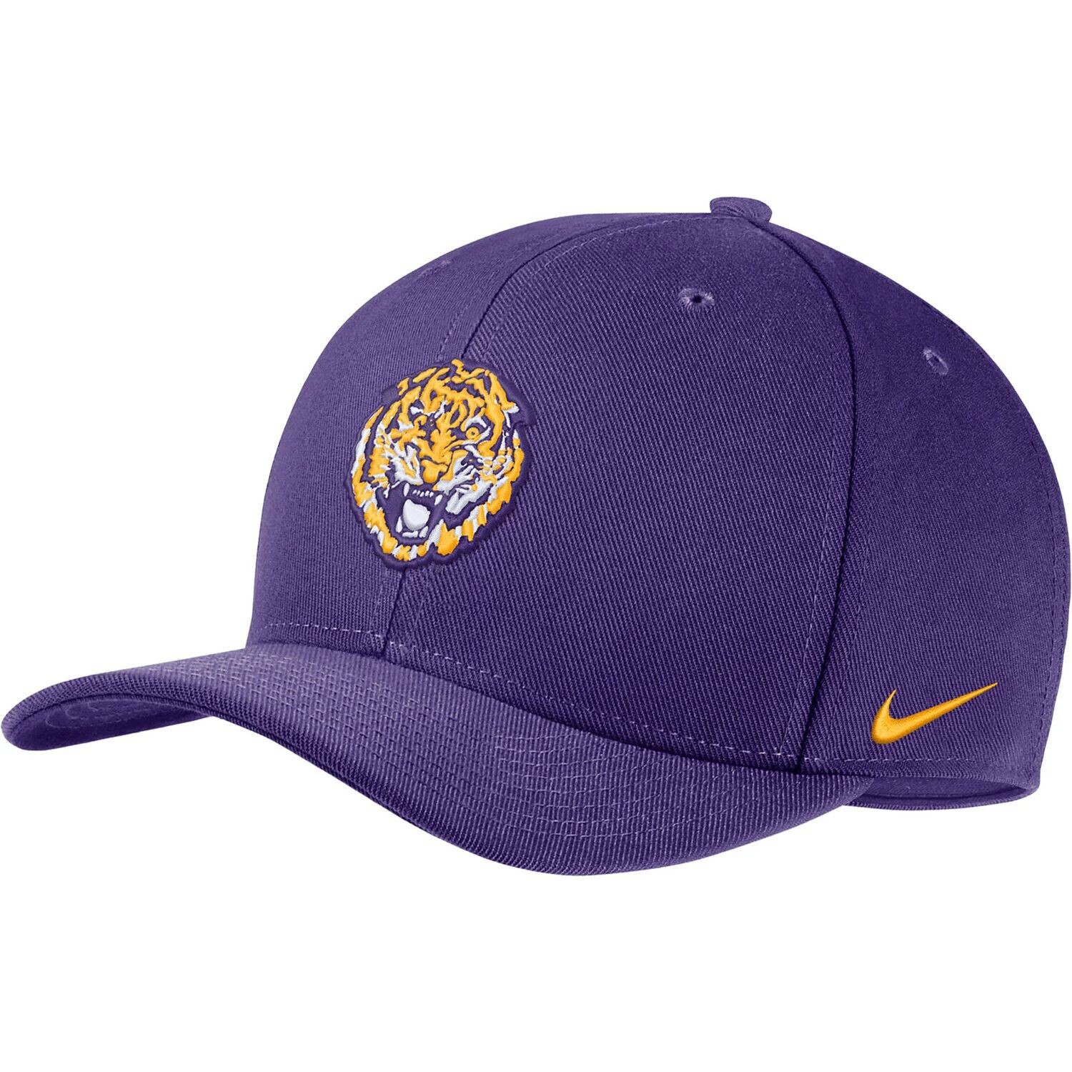 

Мужская фиолетовая кепка Nike LSU Tigers Classic99 Swoosh Performance Flex