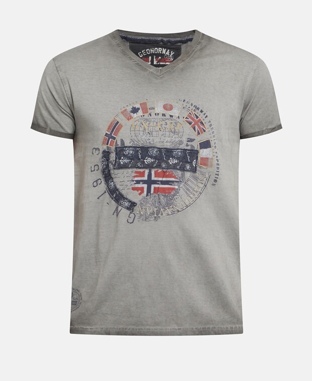 

Футболка Geographical Norway, темно-серый