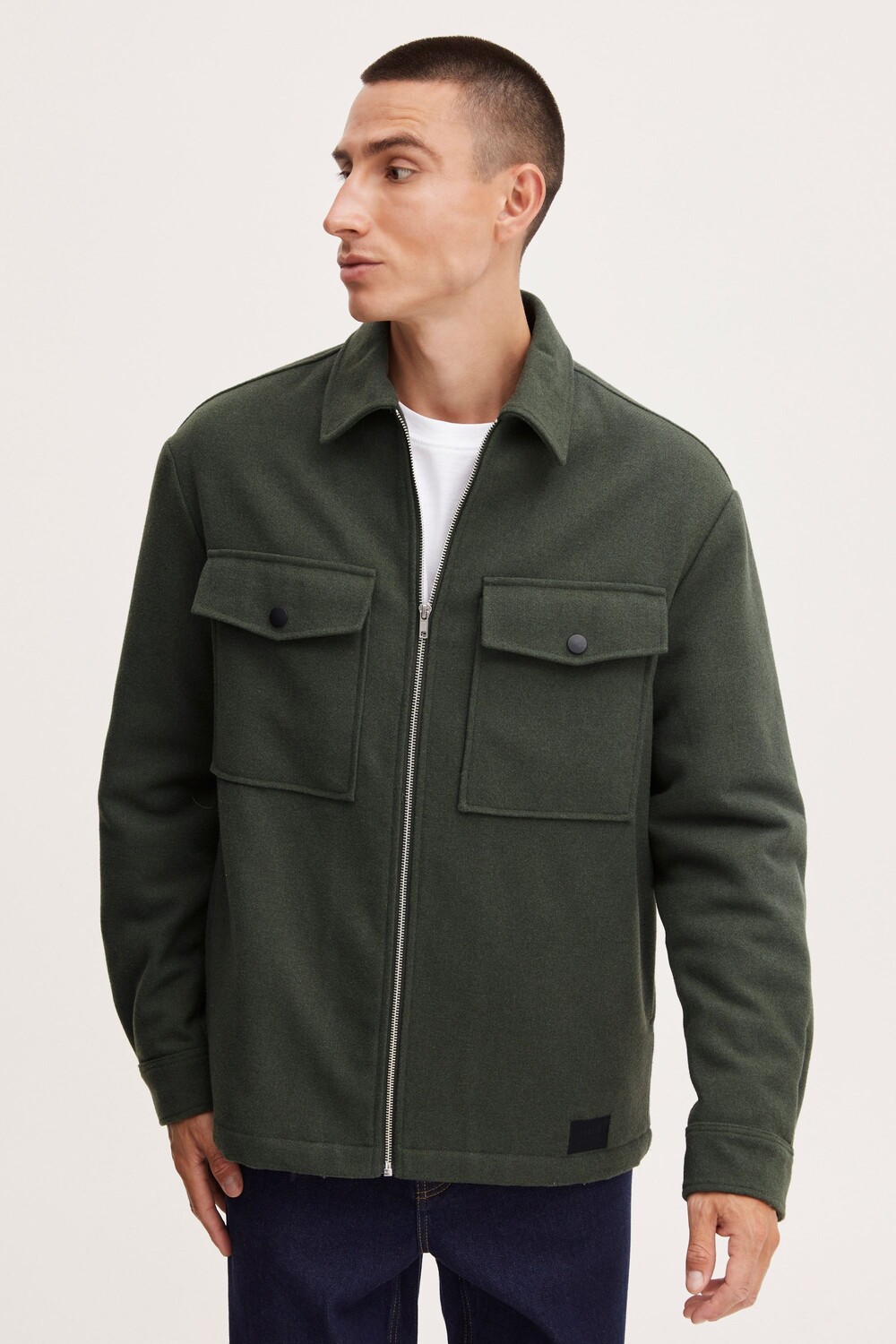 

Куртка !SOLID Hemdjacke SDDunne JA 21107478, зеленый