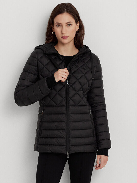 

Пуховик стандартного кроя Lauren Ralph Lauren, черный