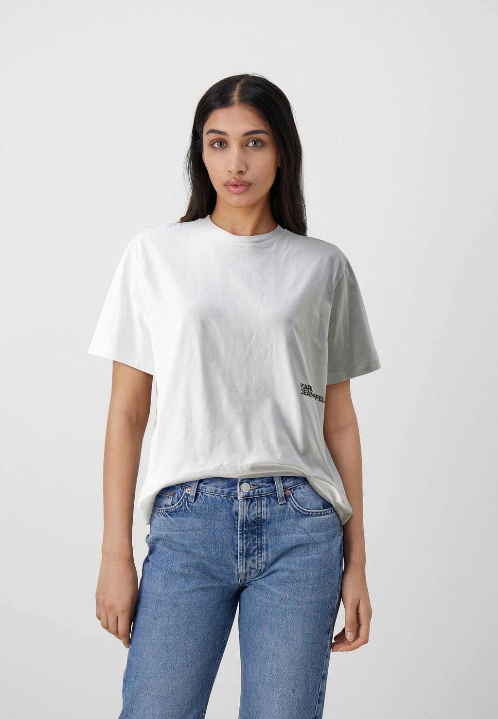 

Футболка с принтом REGULAR TEE Karl Lagerfeld Jeans, белый