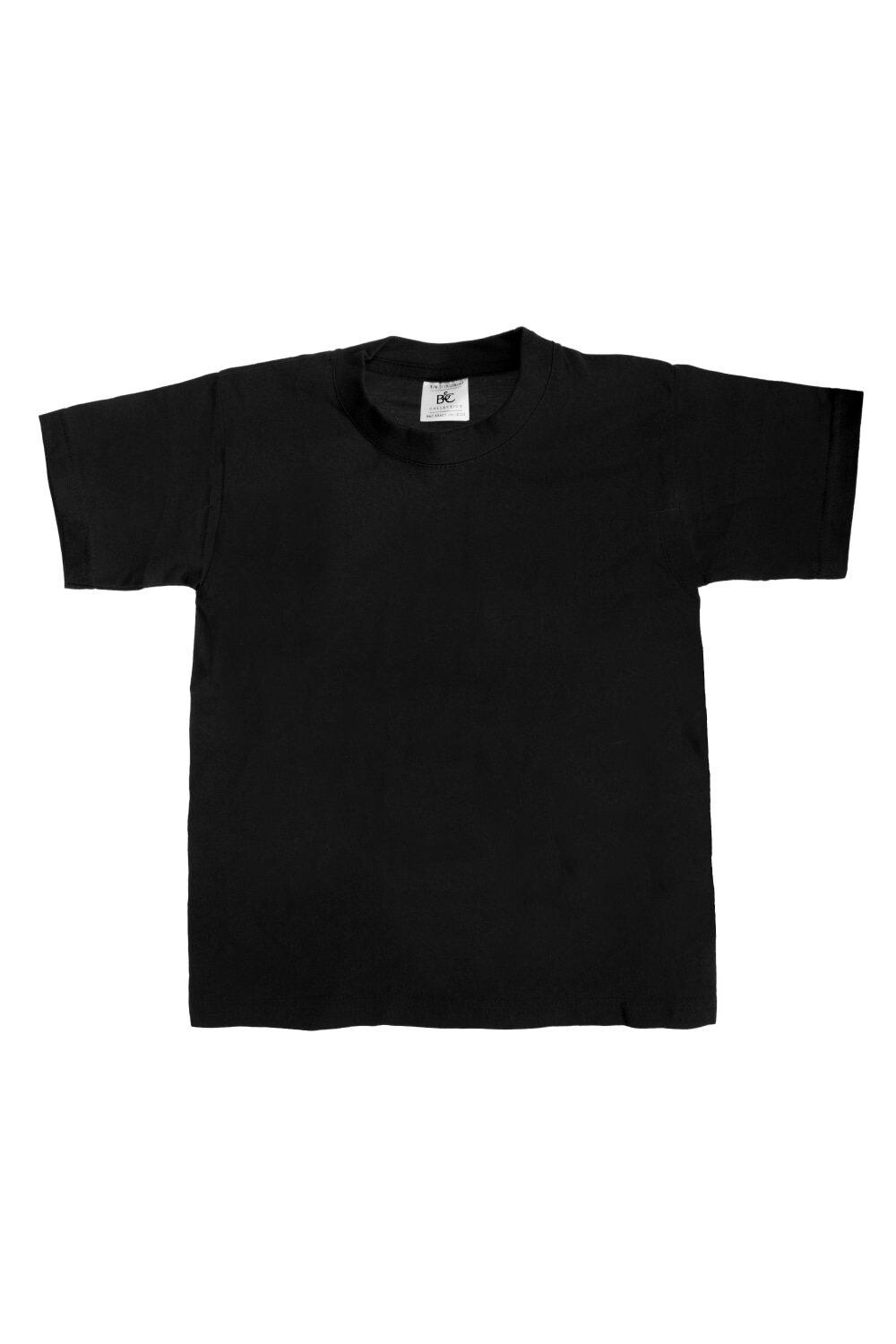 

Футболки с короткими рукавами Exact 190, набор из 2 шт. B&C, черный