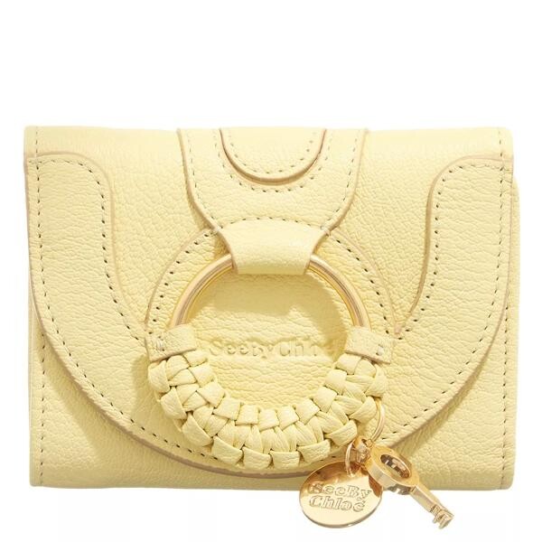 

Кошелек compact wallet leather pure See By Chloé, желтый