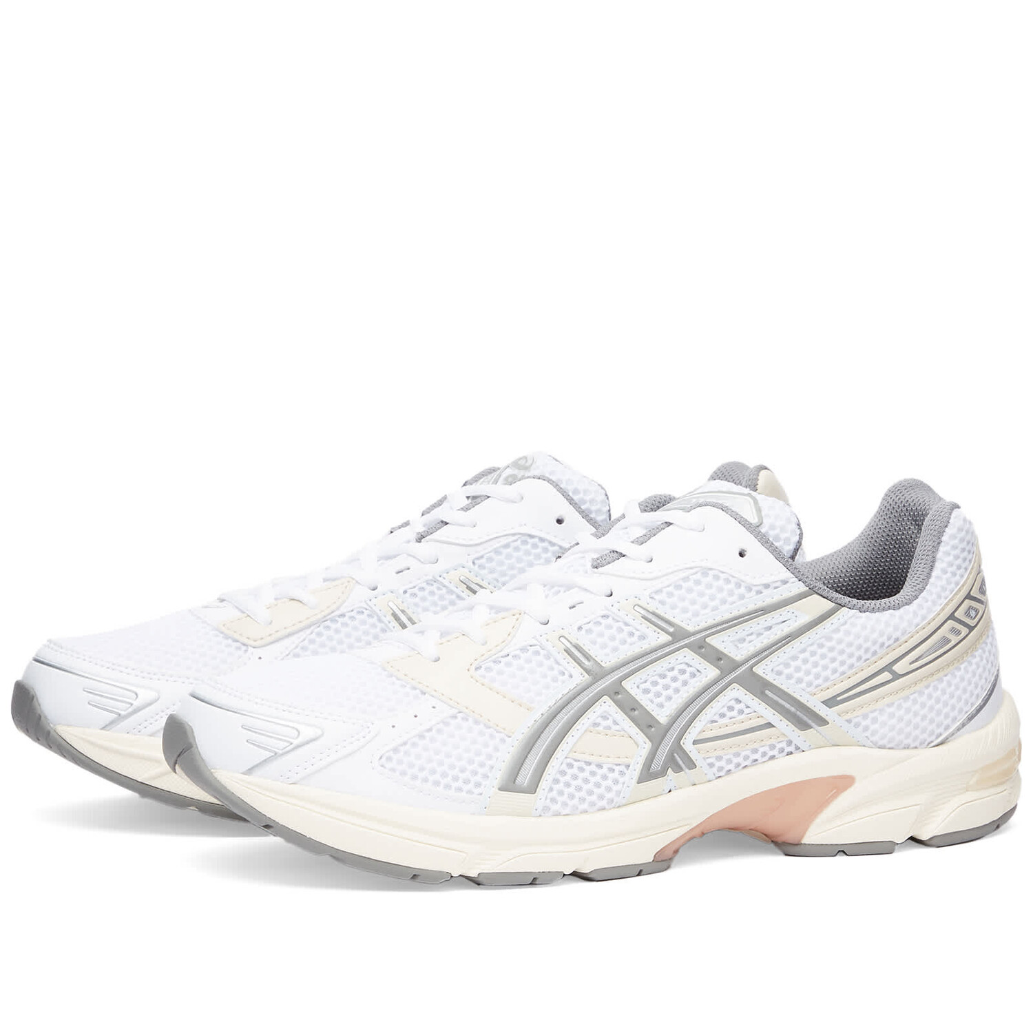 Кроссовки Asics Gel-1130, белый и глинисто-серый кроссовки asics gel 1130 цвет vanilla