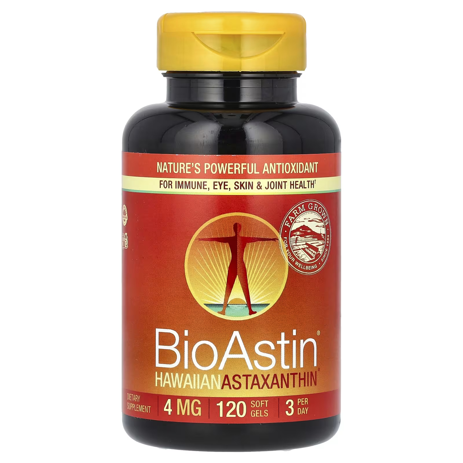 Астаксантин Nutrex Hawaii BioAstin 12 мг, 120 мягких гелей nutrex hawaii bioastin гавайский астаксантин 12 мг 50 мягких таблеток