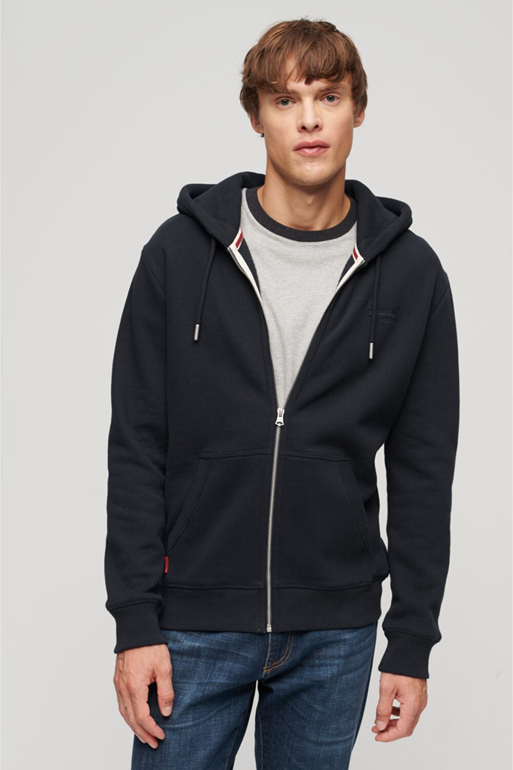 

Толстовка с логотипом Essential Superdry, синий