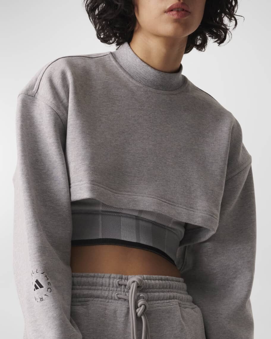 

Укороченная толстовка TrueCasuals adidas by Stella McCartney