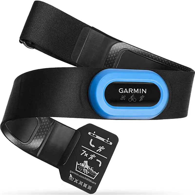 

Пульсометр GARMIN для бега, плавания и езды на велосипеде, мониторинг сердечного ритма в режиме реального времени Датчик сердечного ритма HRM4-Tri синий