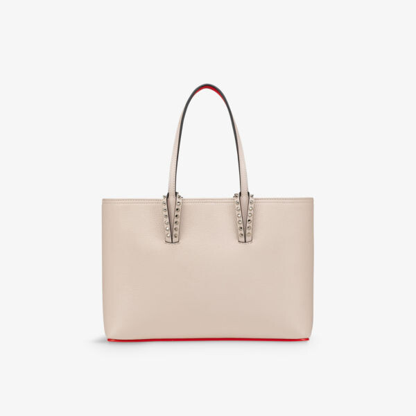 

Кожаная сумка-тоут Cabata Christian Louboutin, цвет leche